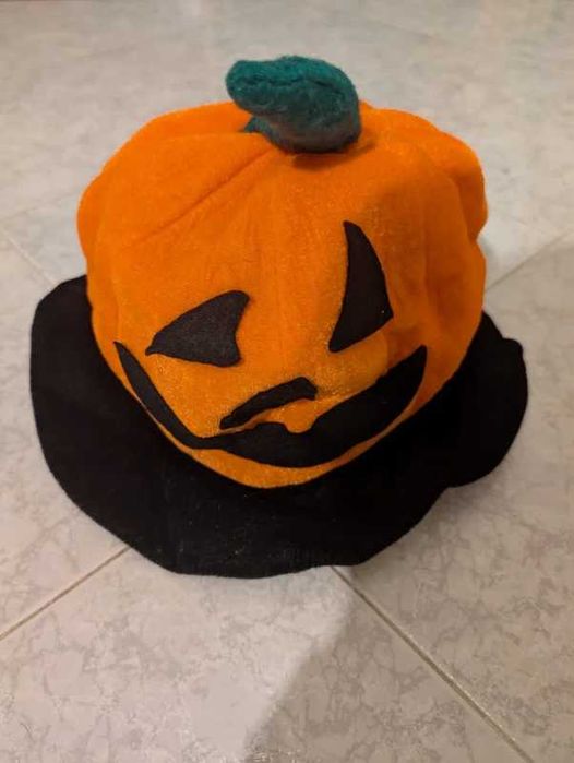 Chapéu de uma abóbora para o halloween / dia das bruxas