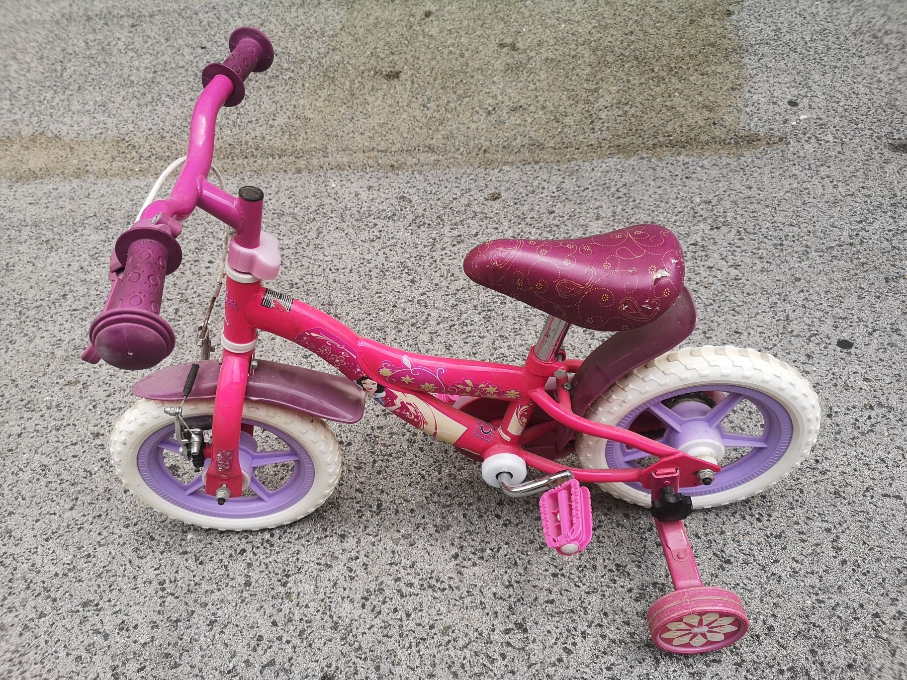 Bicicleta princesa roda 12