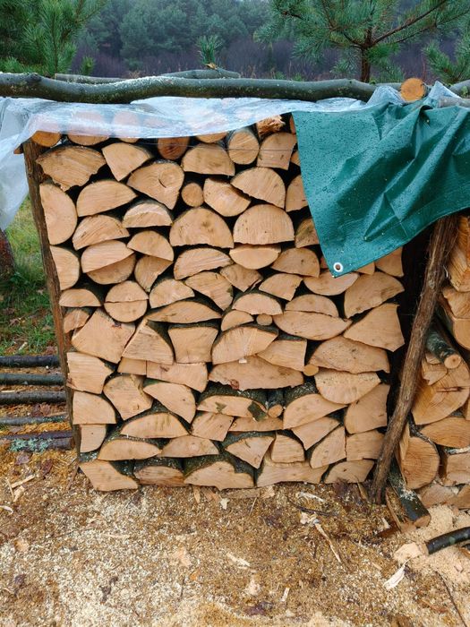 Drewno kominkowe,opałowe buk,dąb