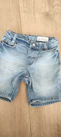 Szorty jeansowe krótkie spodenki H&M r.80 poszukiwane