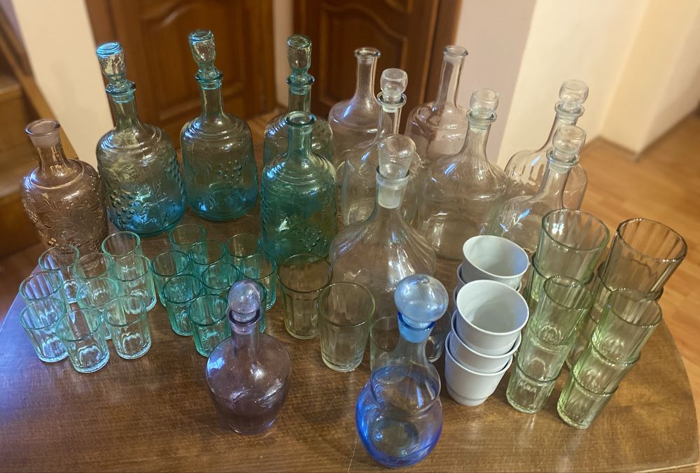 Графини і стакани  радянського виробництва СССР