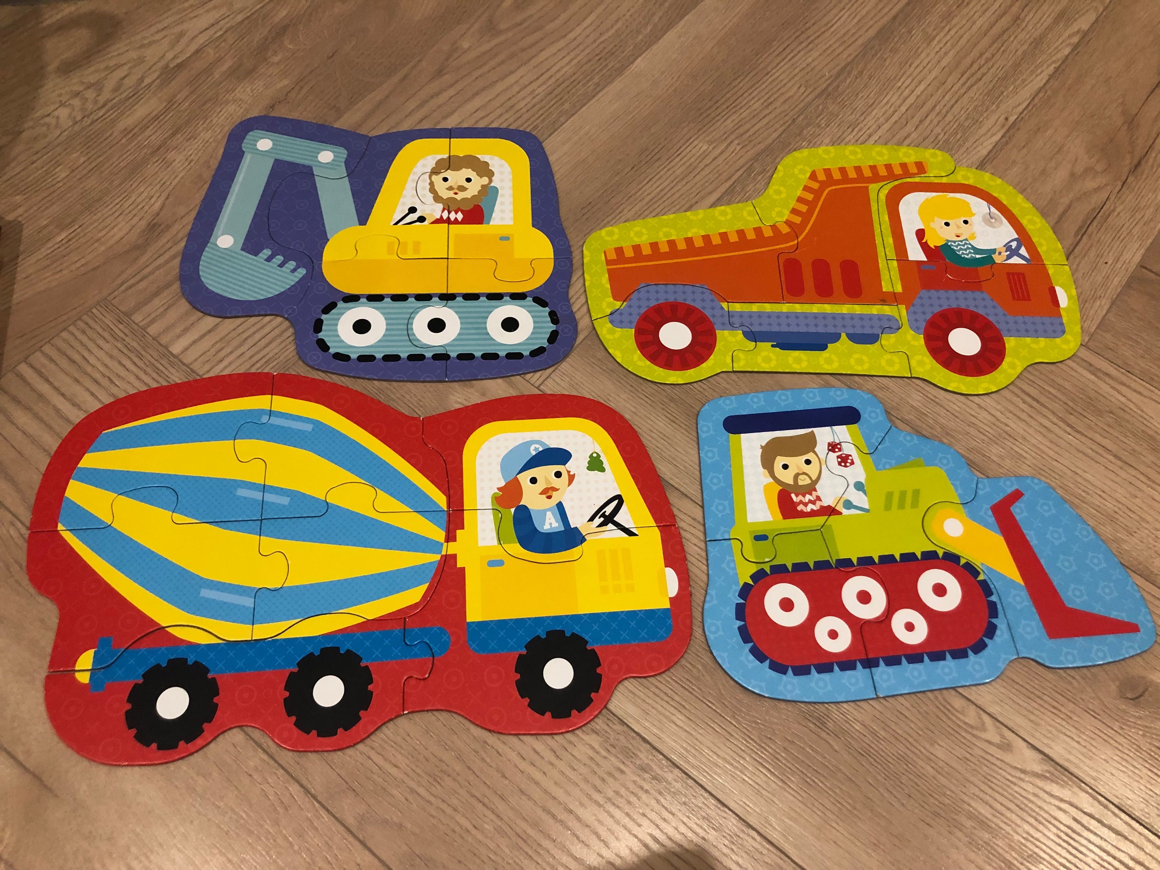 Duże puzzle POJAZDY