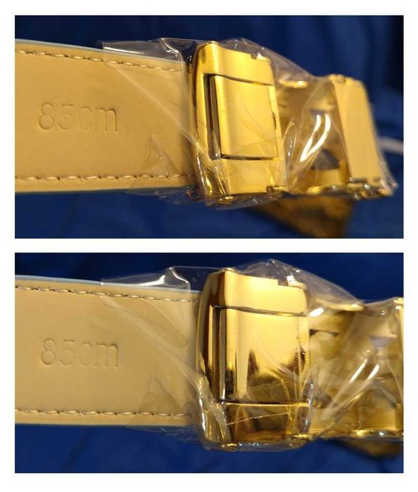 Anthoni Crown Cinto azul para mulher Tam 85 (244)