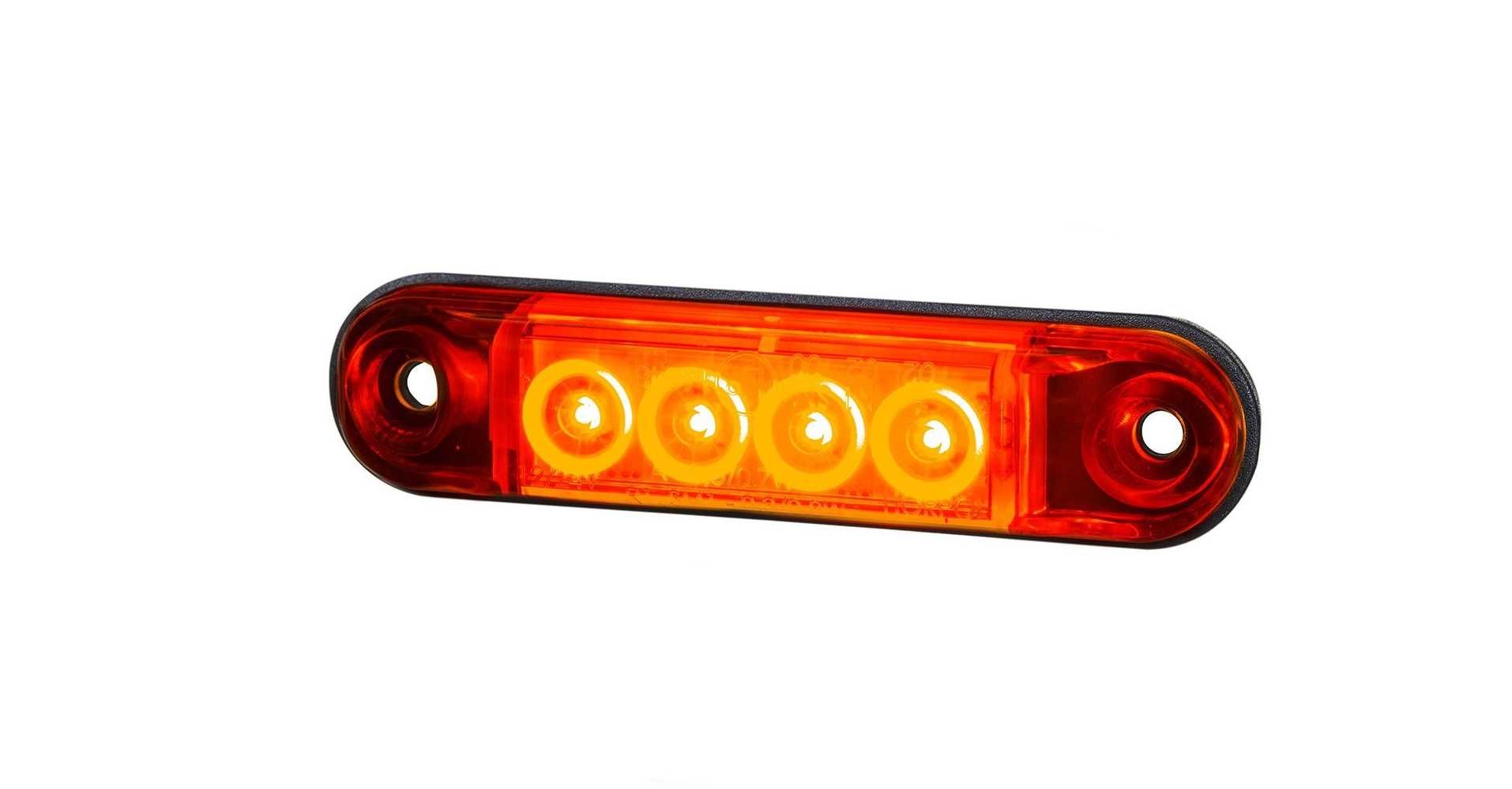 Horpol Lampa obrysowa typu SLIM 2329 (czerwona)