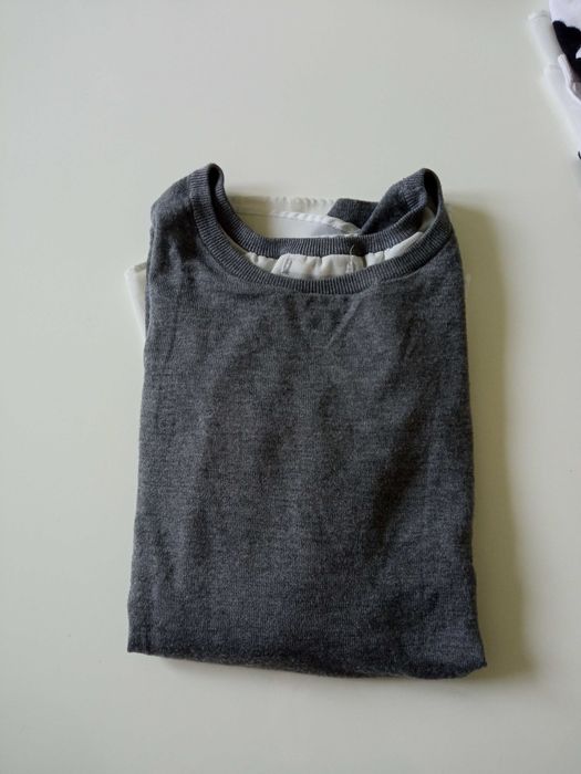 H&M zwiewna bluzeczka z rozcięciem r S