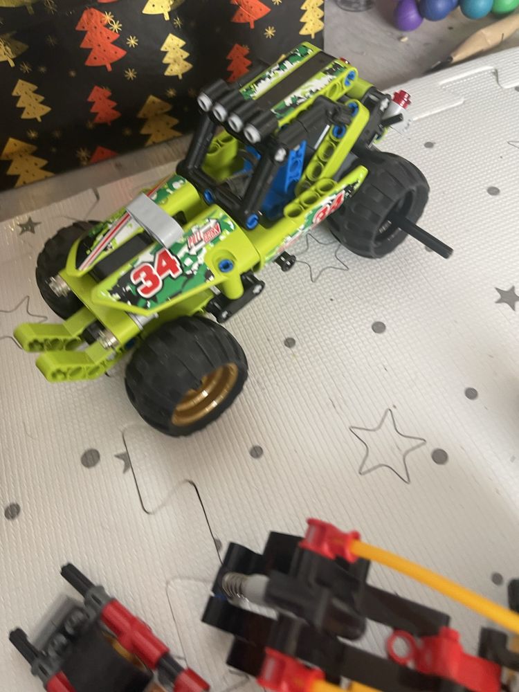 Lego technix mix pojazdow i luzne