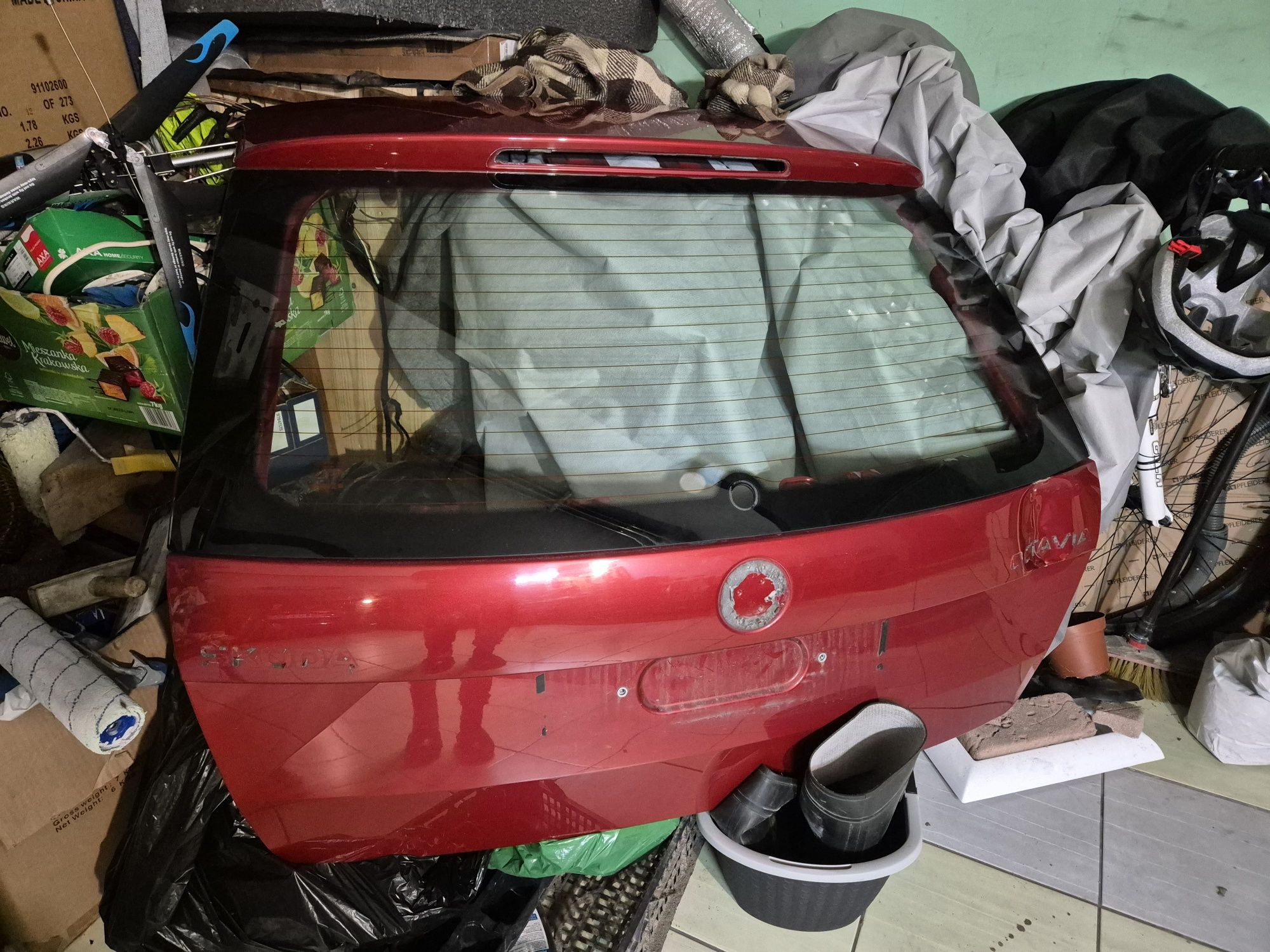 Klapa bagażnika Skoda Octavia 3 kombi. LF3L rio red