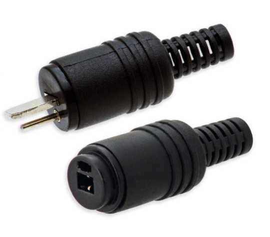 Wtyk głośnikowy na kabel DIN2 2sz+ Gniazdo głośnikow na kabel DIN2 2sz