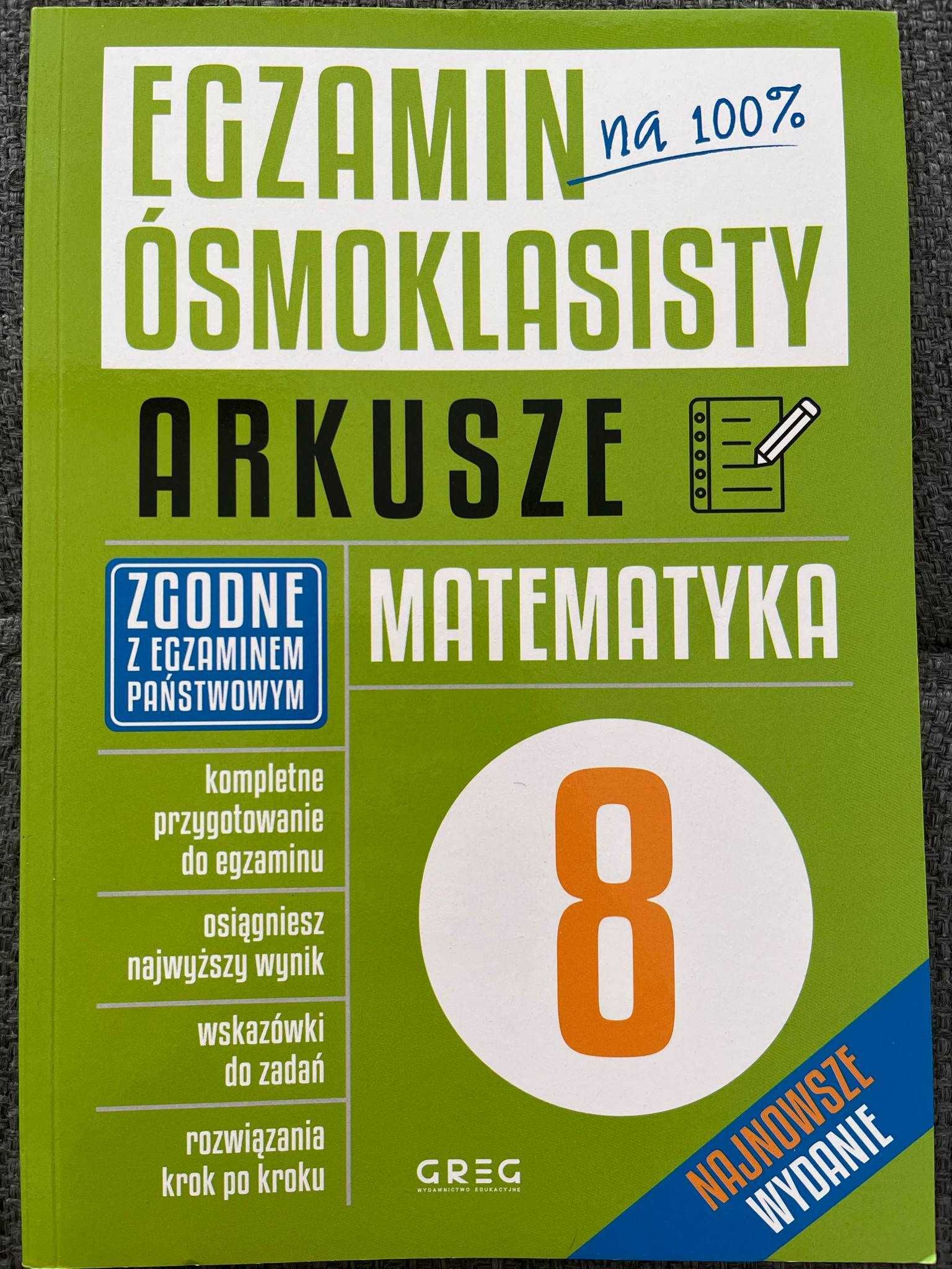 Egzaminy ósmoklasisty - arkusze próbne matematyka