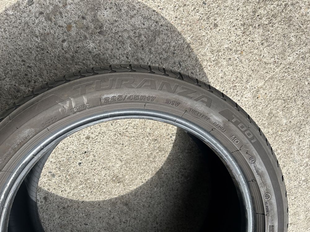 Opony Letnie 225/45R17 x 4 szt Bridgestone