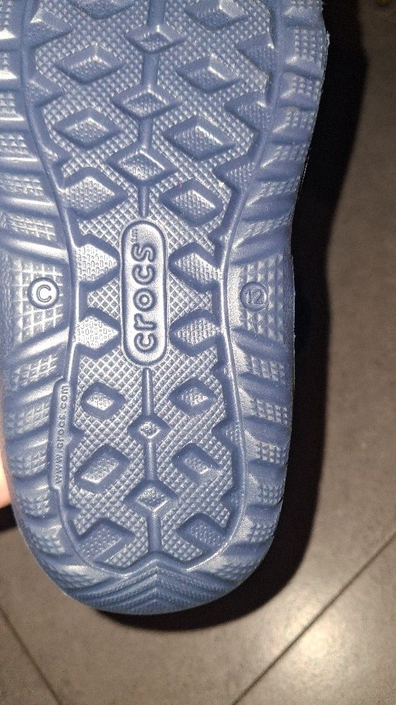Crocs 12 granat sandały jak nowe raz ubrane