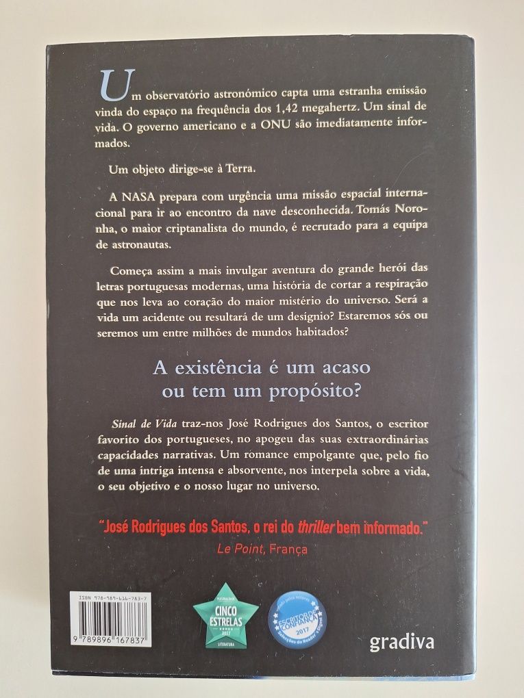 Sinal de vida - José Rodrigues dos Santos