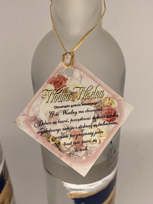 Zawieszki na alkohol butelke NOWE 50szt