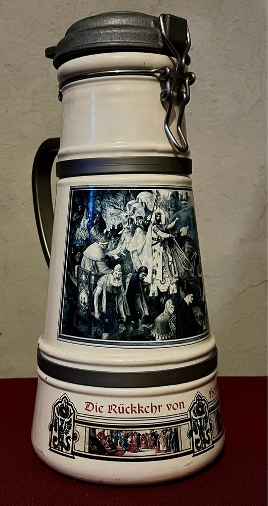 Ogromny, przepiękny kufel 1,5l Henryk III wys 31 cm