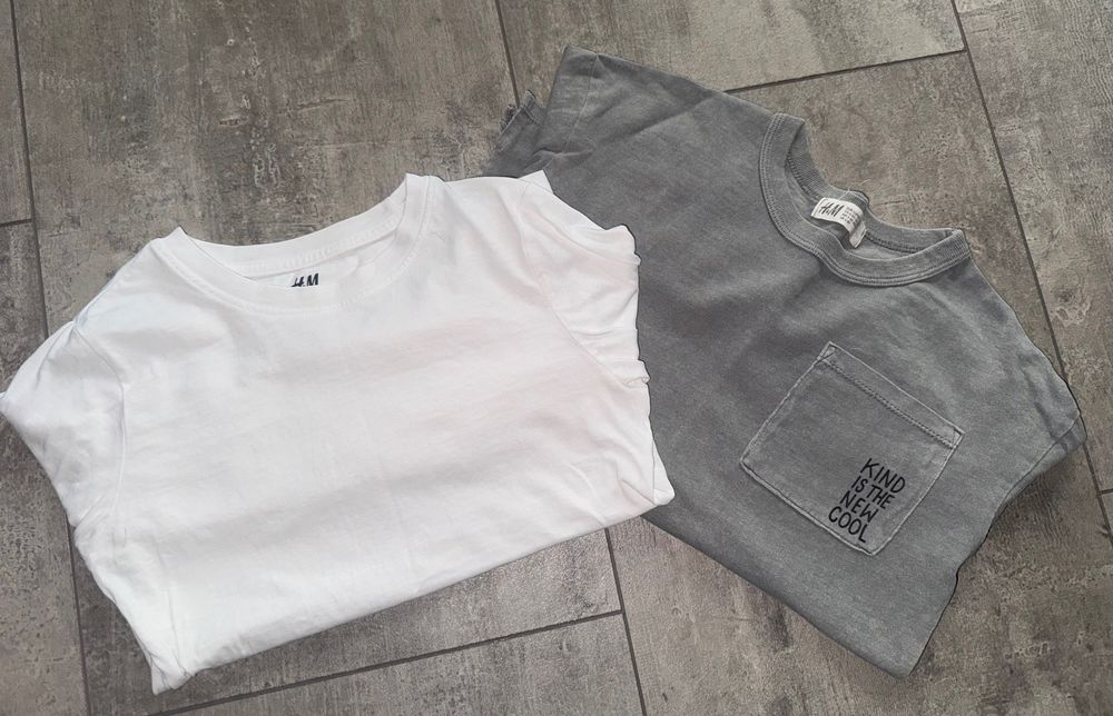 Bluzeczka 2sztuki Longsleeve H&M roz.122/128