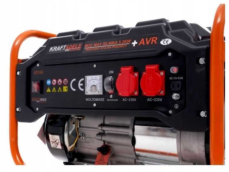 Agregat prądotwórczy Kraft&Dele 3500W KD160 Promocja Wysyłka Benzyna