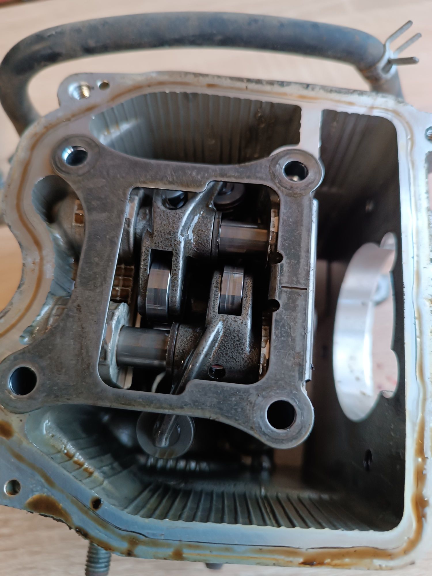 Головка в сборе на Yamaha/Ямаха