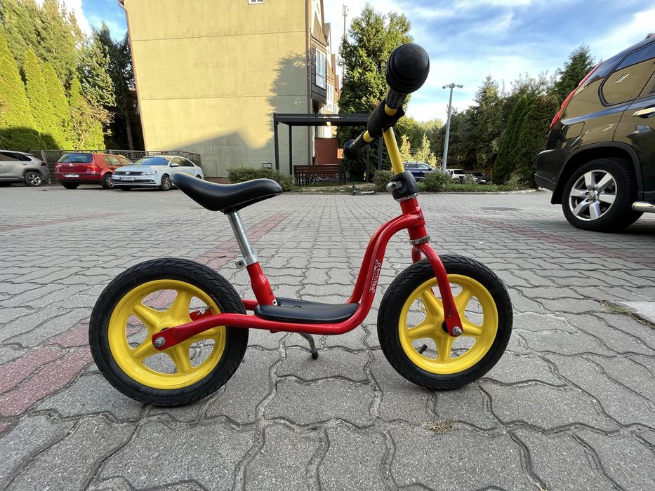 Rowerek biegowy PUKY LR 1L, czerwony, prezent dla 3-4-5-latka