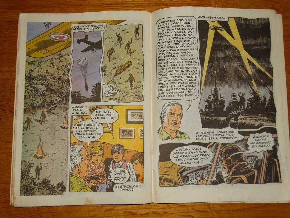 Komiks Tajemnica złotej maczety tom 5: Powietrzne szlaki 1986