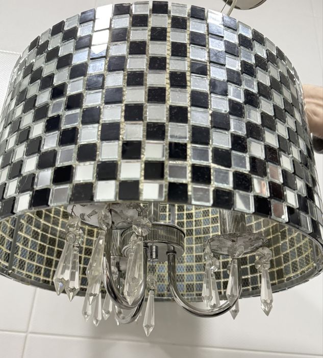 Розкішна люстра  мозаїка,скло