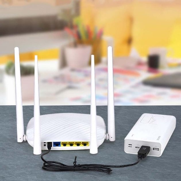 Кабель для роутера USB 5V-DC 12V та 5V-DC 9V інтернет без світла