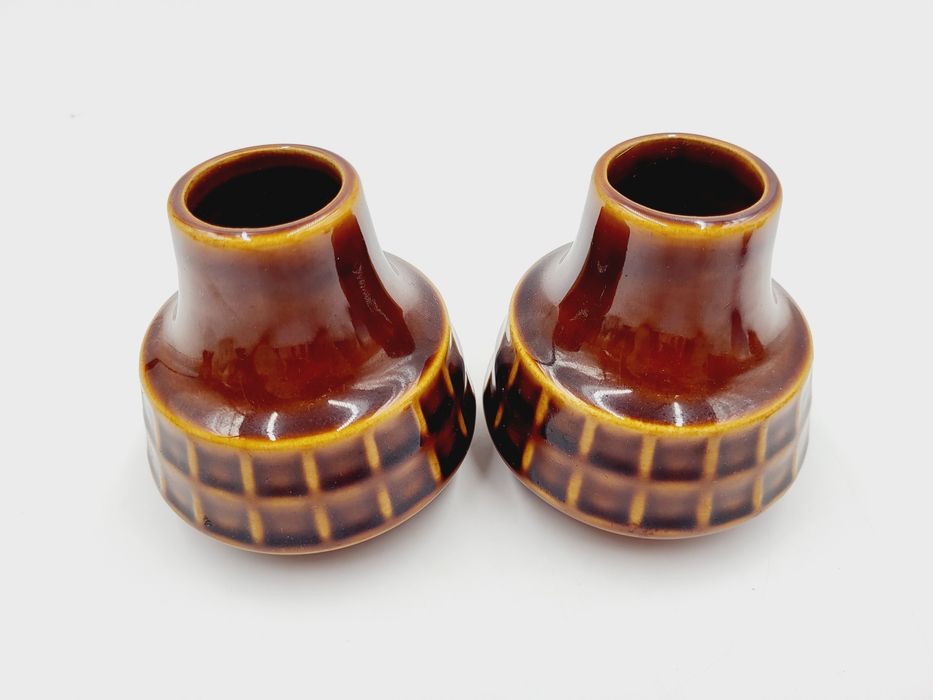 Dwa śliczne wazoniki Pruszków PRL