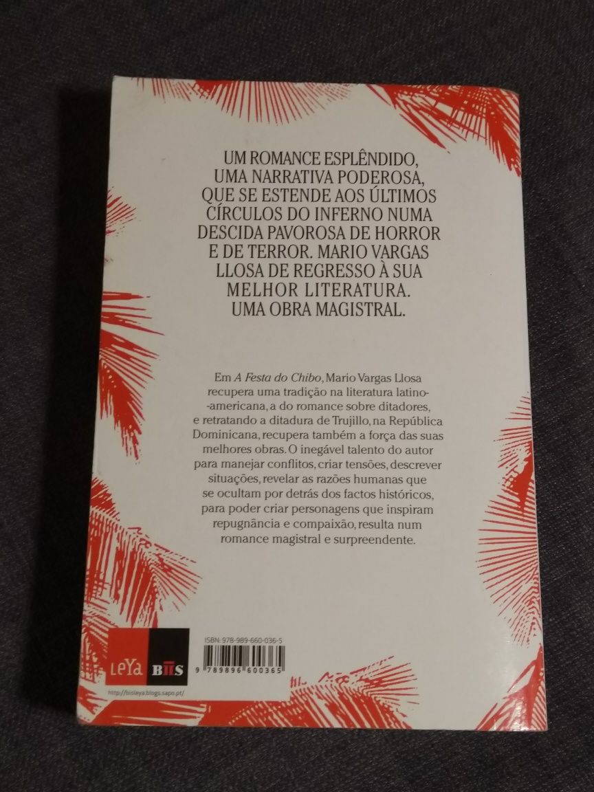 Livro "A Festa do Chibo" de Mário Llosa