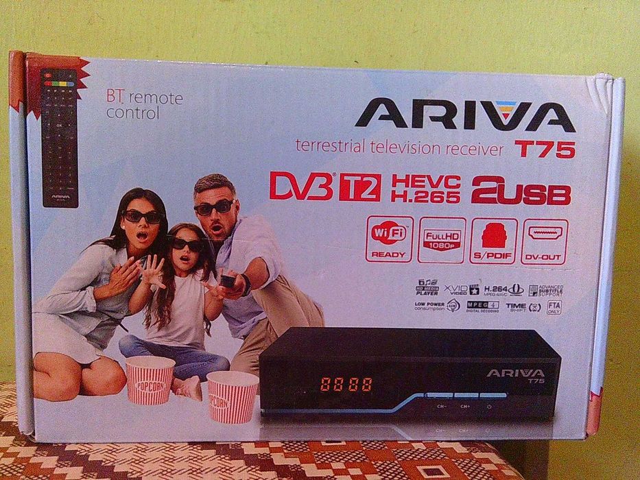 Ferguson Ariva T75,DVB-T2 H.265,zakup 11/2025r,NIEUŻYWANY,na gwarancji
