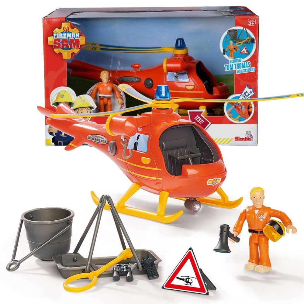 Stacja strazaków + helikopter + akcesoria.