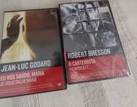 Dvds de Godard e Robert Bresson
