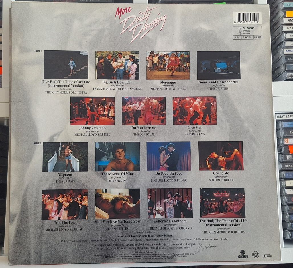 Dirty Dancing More. 1988 r. Soundtrack Winyl. NM