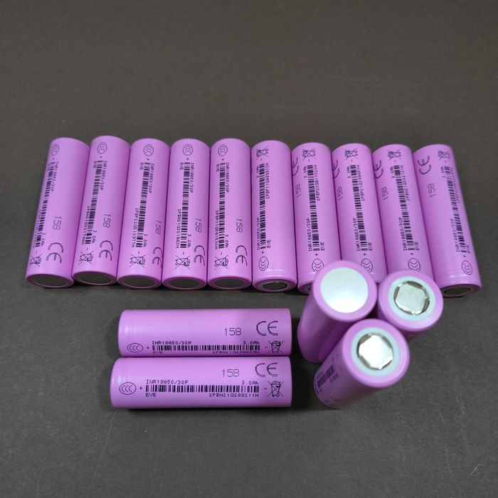 Новий акумулятор 18650 високотоковий EVE INR18650 30P 3000mAh 30A