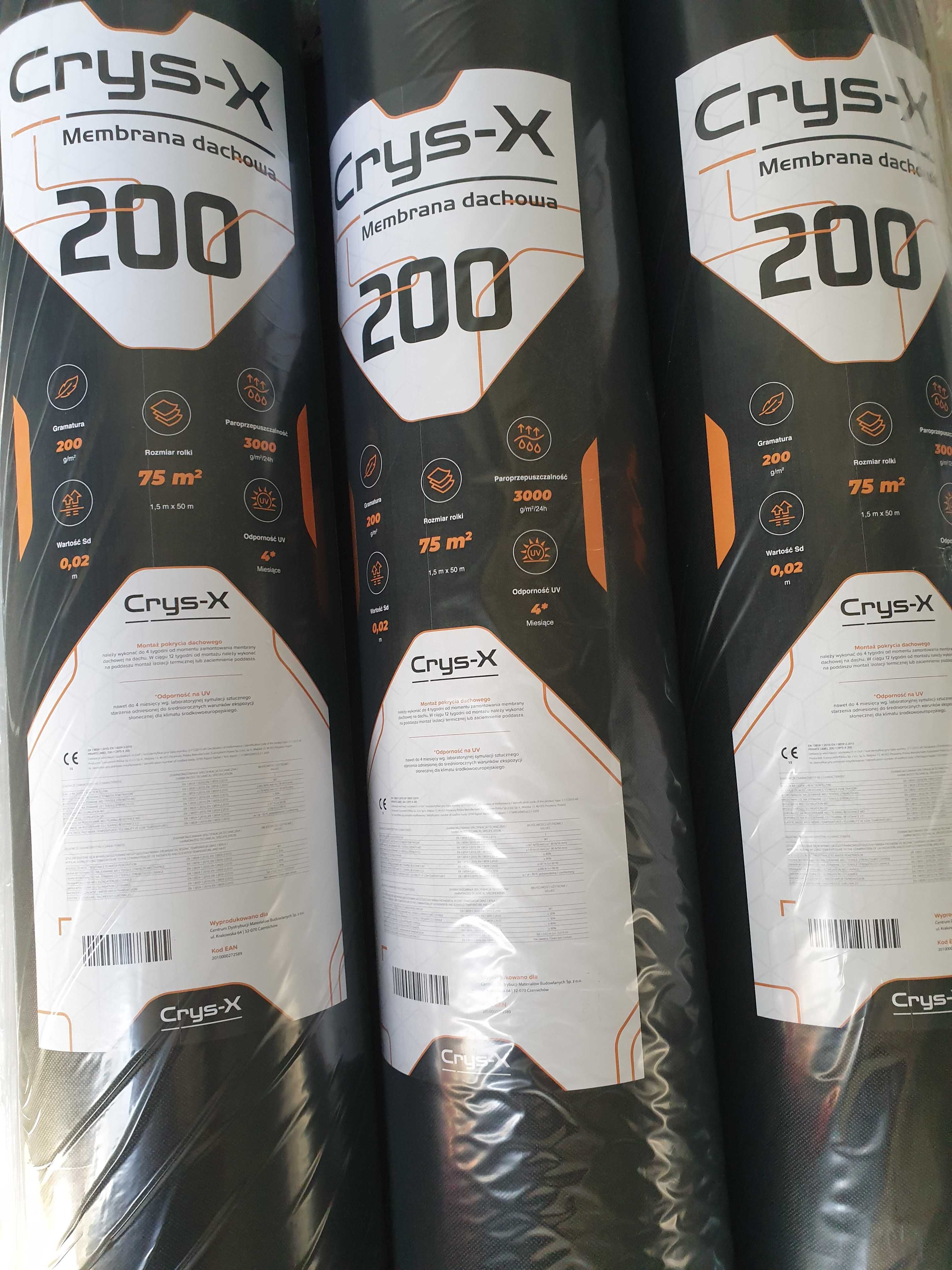 Membrana dachowa Crys-X 180 czerwona mocna | red strong roof membrane