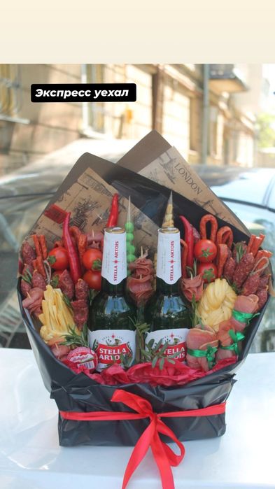 Мужской букет.Букет мужчине.Мясной букет.  Мужской букет