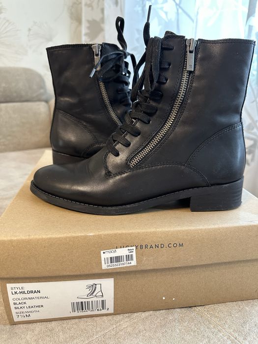 Жіночі  шкіряні чоботи lusky brand , 37, 38/39