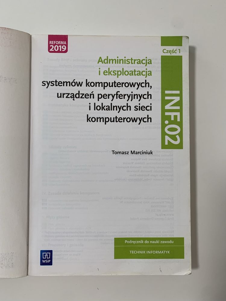 Administracja i eksploatacja systemów komputerowych cz. 1, INF.02