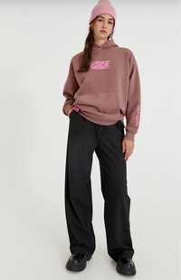 Bluza damska hoodie pull&bear M 38 brąz fiolet róż