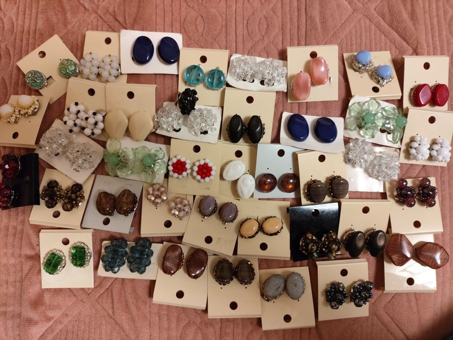 Jablonex klipsy ,wintage