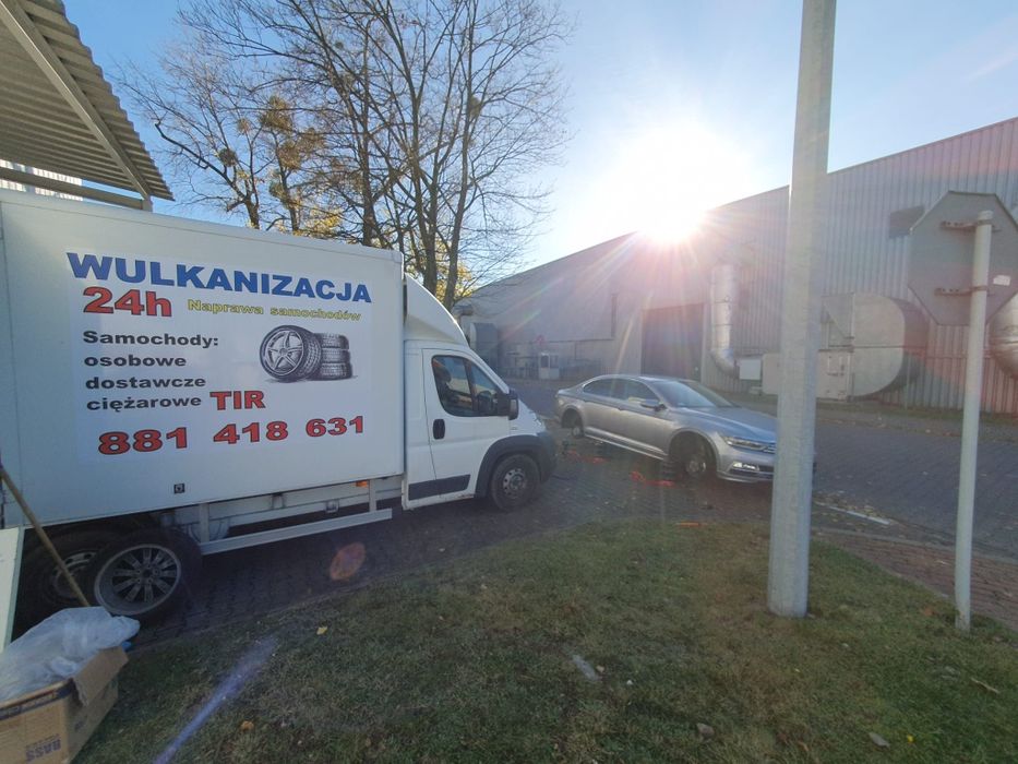 Wulkanizacja 24h/7 Wymiana opon naprawa samochodów wymiana oleju