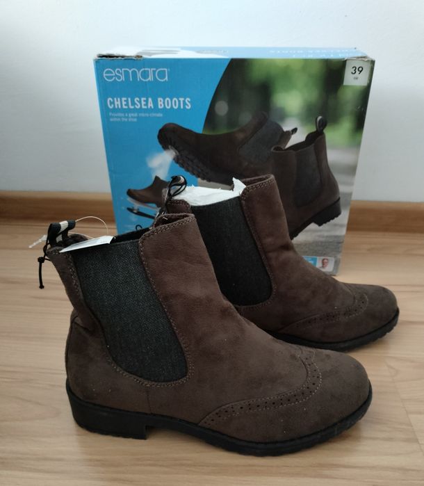 Buty / Botki damskie Chelsea Esmara - rozmiar 39