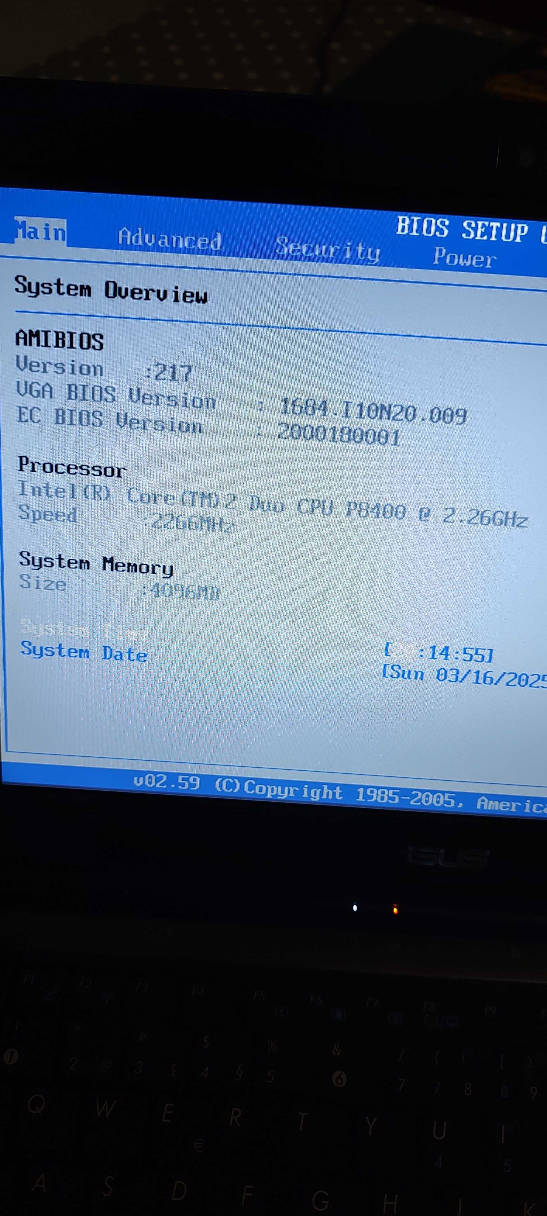 Portátil ASUS n20a Para peças