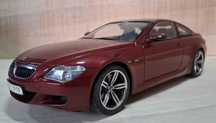 BMW M6 - Kyosho 1:18 "BMW dealer edition" completo com caixa