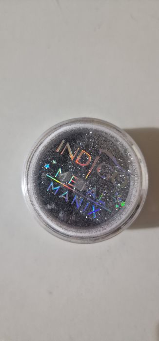 Indigo pyłek do paznokci 2.5g srebrny