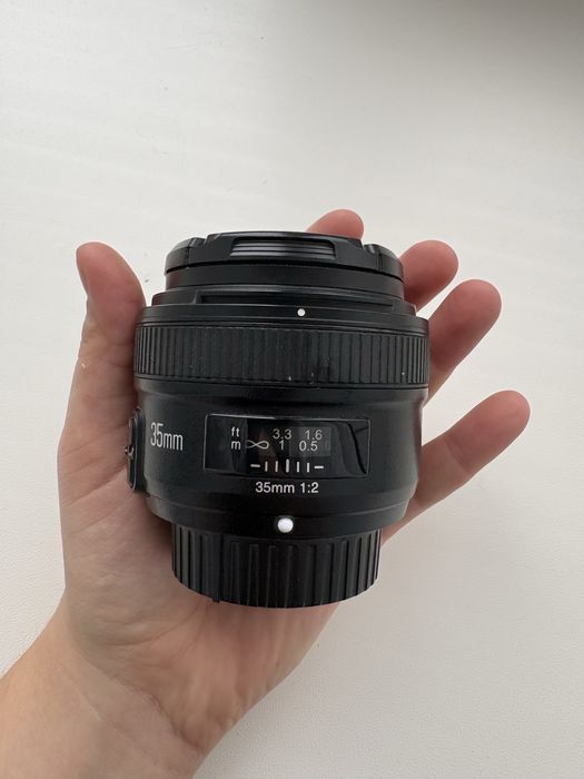 Обʼєктив для Nikon Yongnuo 35mm 1:2