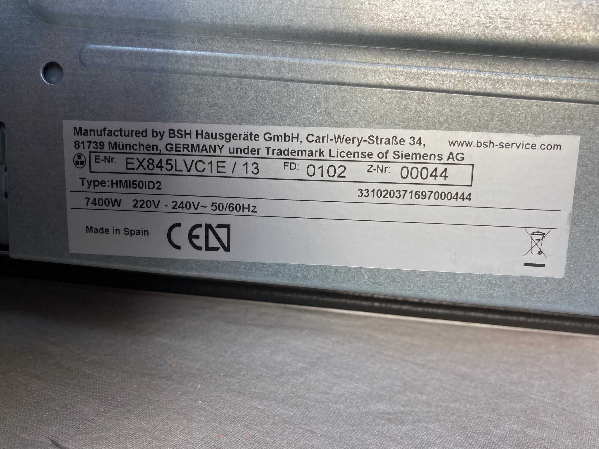 Płyta indukcyjna Siemens EX845LVC1E, iQ700