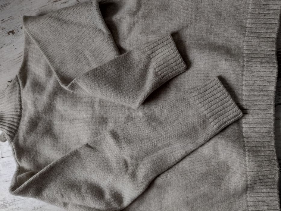 Męski sweter zapinany XL wełniany turecki