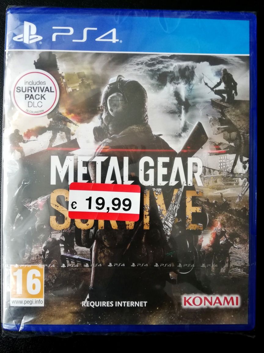 NOWA GRA Metal Gear SURViVE PS4 + DLC PlayStation Konami Solid WYSYŁAM