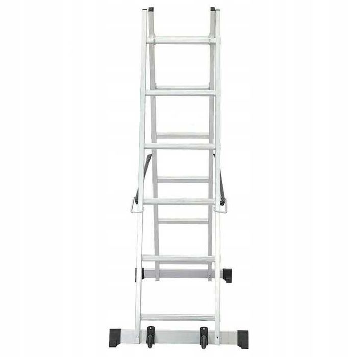 Rusztowanie aluminiowe Timbertech® z kołami, drabina zewnętrzna 1,60 m