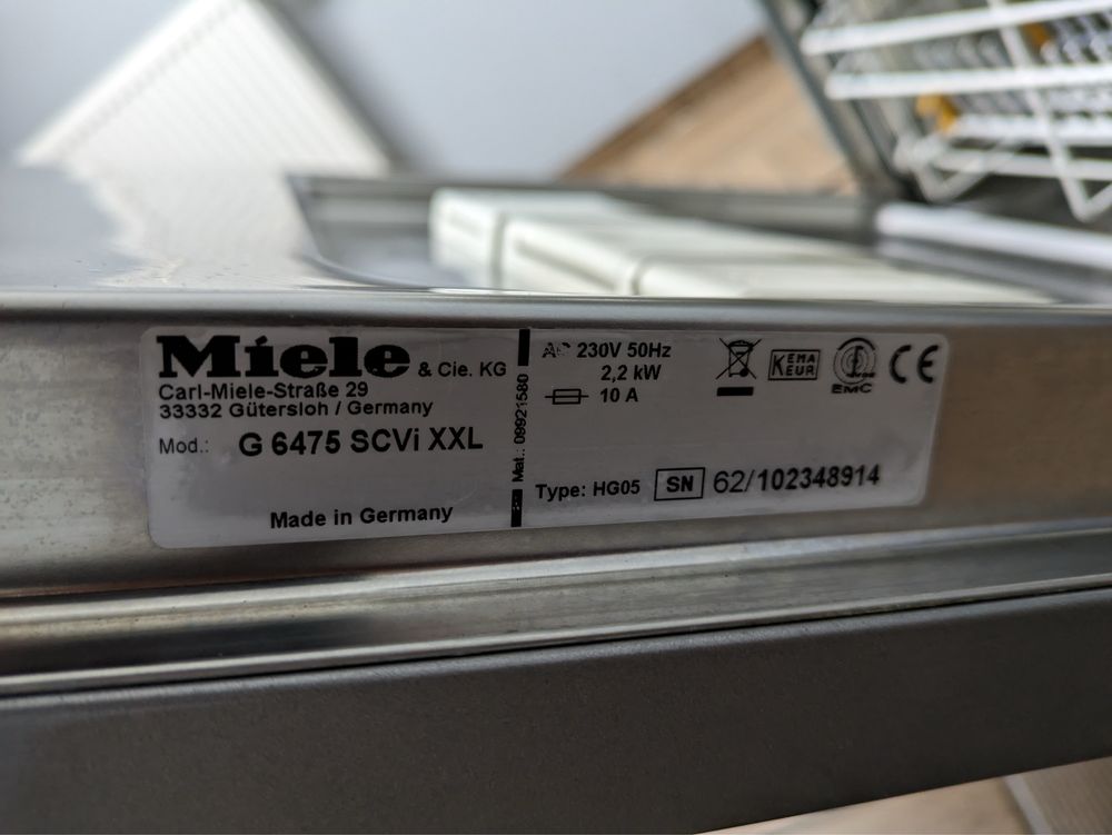 ТОПОВА Посудомийна машина Miele G 6475 XXL в ІДЕАЛЬНОМУ стані Укр.мова