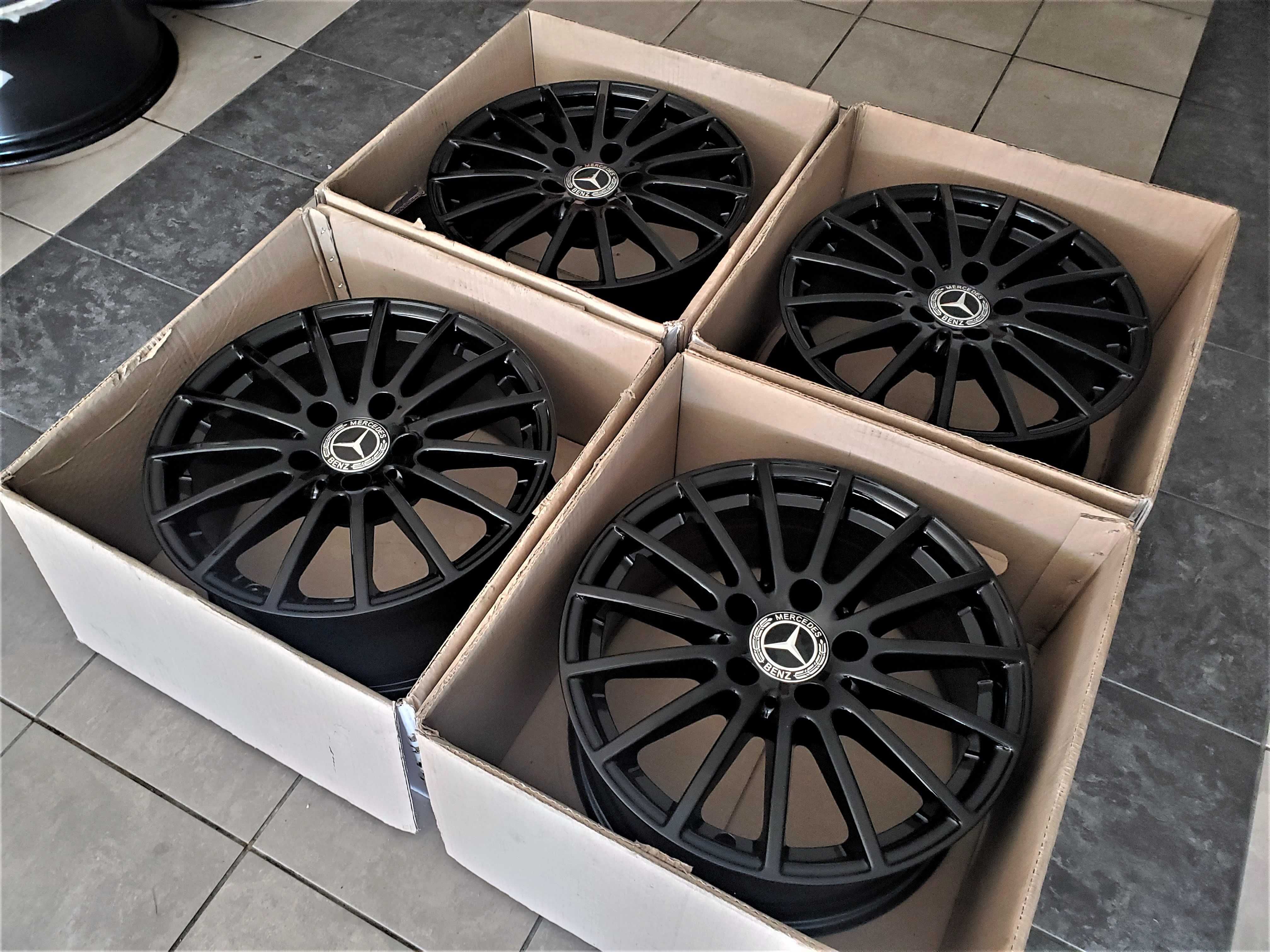Alufelgi 16 5x112 Czarne Mercedes A B C E CLA V Vito Viano W203 300#